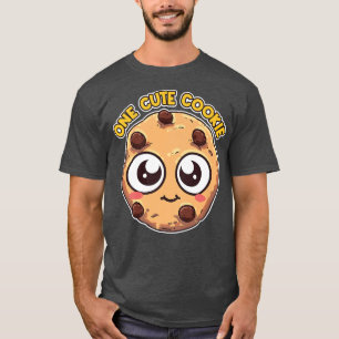 Camiseta Um Biscoito Bonito Funny Kawaii Chocolate Bajuland