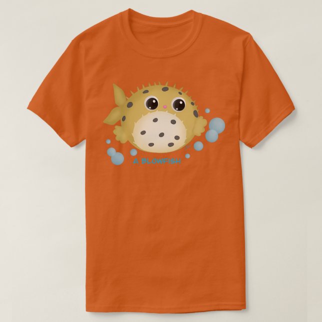 Camiseta Um Blowfish (Frente do Design)