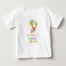 Camiseta Um Bobo entra no primeiro aniversario neutro entre