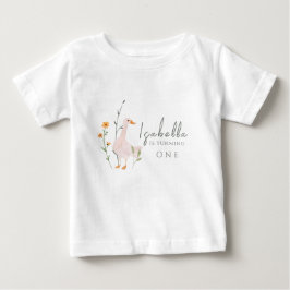 Camiseta Um Bobo Goose Fest Birthday Minimalismo Clássico