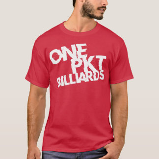 CAMISETA UM BOLSO DE BILHARES BRANCO