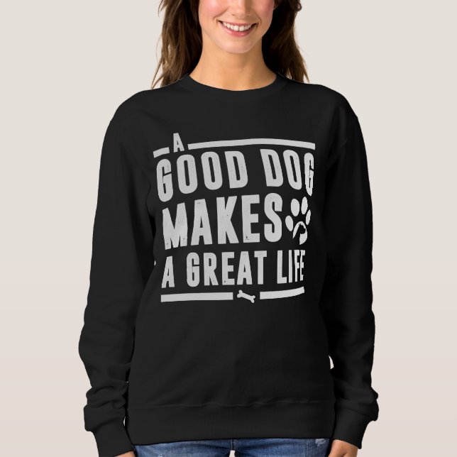 Camiseta Um Bom Cão Pitbull Faz Uma Vida Excelente (Frente)