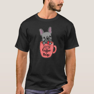 Camiseta Um Bom Dia Com Café E Cachorro De Cachorro