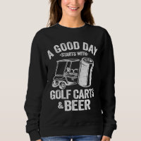Um Bom Dia Começa Com Carrinhos De Golfe E Cerveja
