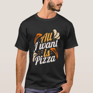 Camiseta Um bom Peperoni, Tomate, Azeitonas, Salami Pizza
