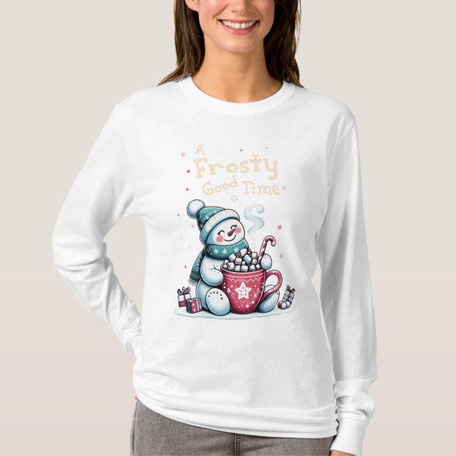 Camiseta Um bom tempo gelado (Frente)