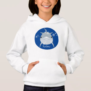 Camiseta Um bonito e feliz desenho animado de golfinho kawa