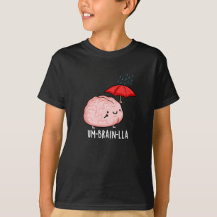 Camiseta Um-brain-lla Piadas Divertidas do Cérebro Fundo Es