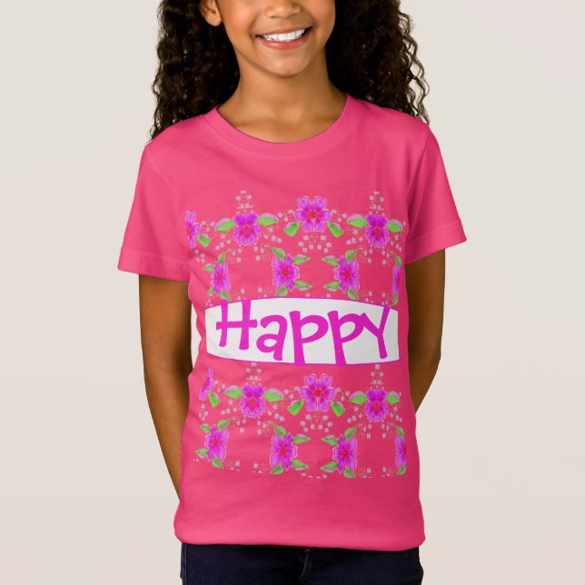 Camiseta Um Bright Happy Tee (Frente)