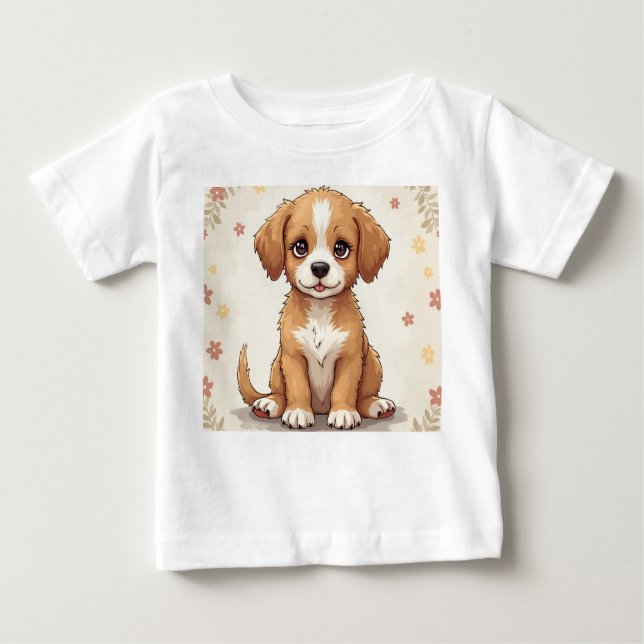 Camiseta um cachorrinho fofo (Frente)
