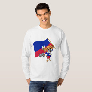 Camiseta Um cachorro fã haitiano