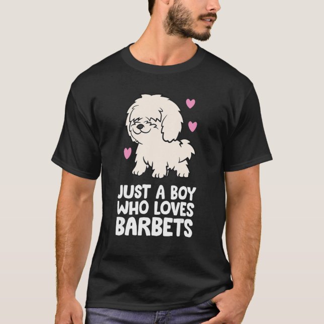 Camiseta Um Cachorro Francês Que Ama Barbets (Frente)