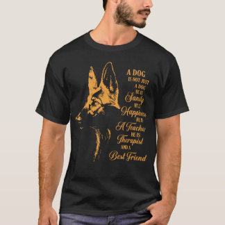 CAMISETA UM CACHORRO NÃO É APENAS UM CACHORRO, ELE É SAÚDE,