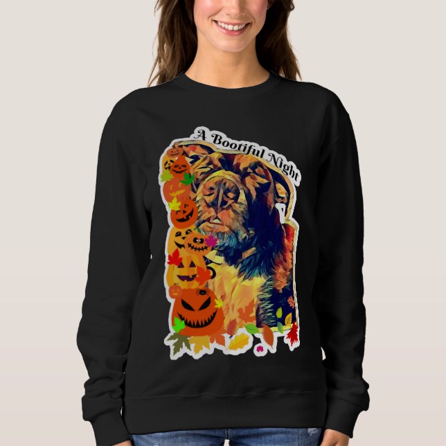 Camiseta Um Cachorro Pitbuloso Noturno Bootiful (Frente)