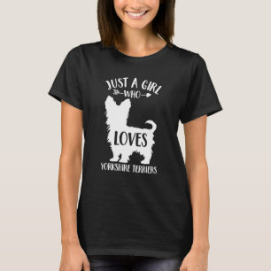 Camiseta Um Cachorro Que Ama Yorkshire Terriers
