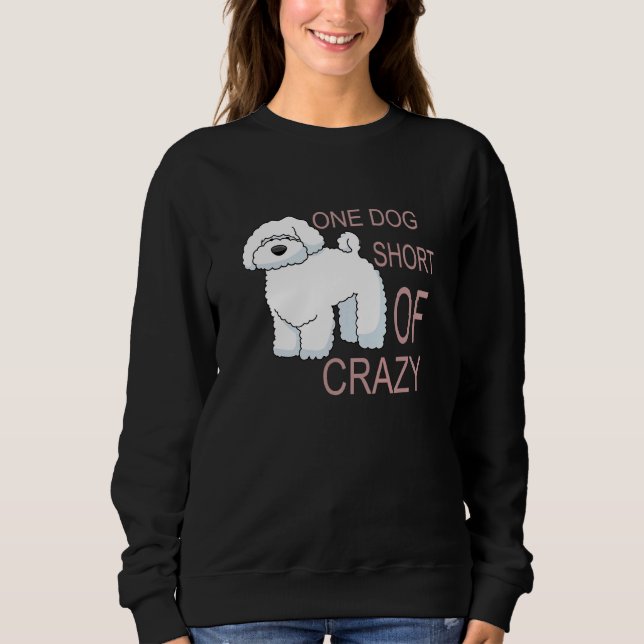 Camiseta Um Cachorro Sem Uma Ideia Louca De Poodle (Frente)