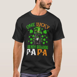 Camiseta Um Cachorro Sortudo Papão Francês Pai do Cachorro
