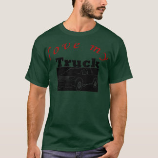 Camiseta um caminhão cresce frequentemente para o seu coraç