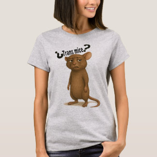 Camiseta Um camundongo confuso por declaração idiota