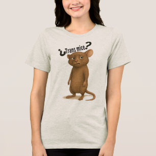 Camiseta Um camundongo confuso por declaração idiota