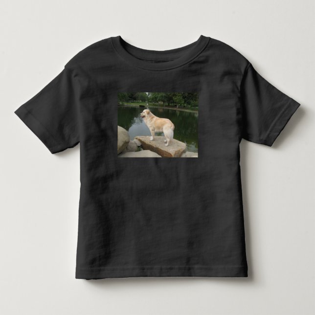 Camiseta Um Cão Em Um Lago (Frente)