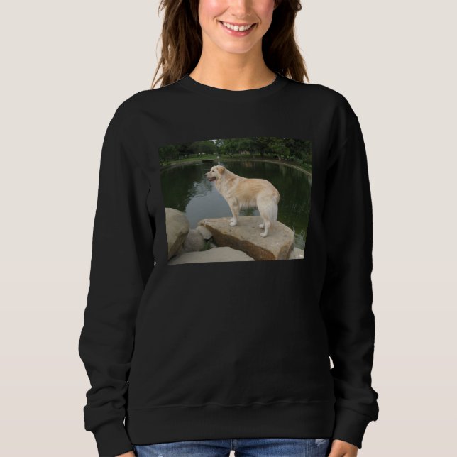 Camiseta Um Cão Em Um Lago (Frente)