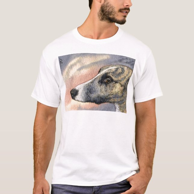 Camiseta Um cão tímido, considerável (Frente)