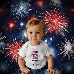 Camiseta Um Cara Americano de 4 de Julho Aniversário Azul V