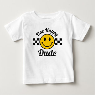 Camiseta Um Cara Feliz Rosto Sorriso Amarelo Aniversário Co