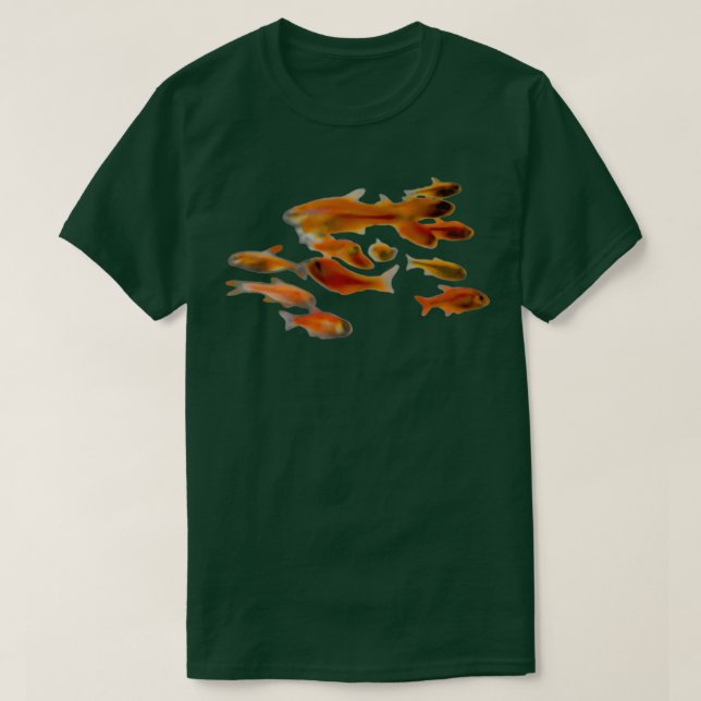 Camiseta Um cardume de peixe (Frente do Design)