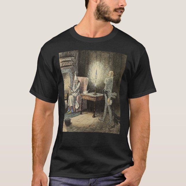 Camiseta Um Carol de Natal O Fantasma de Jacob Mar (Frente)
