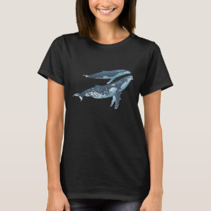 Camiseta Um Casal de Baleias Humpback