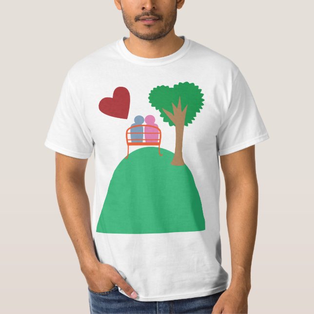 Camiseta Um casal se encontrando (Frente)