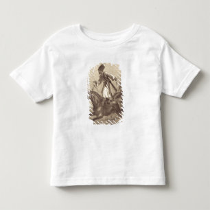 Camiseta Um cavaleiro do Cossack