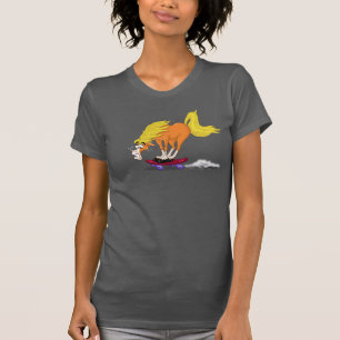 Camiseta Um cavalo de skate novato