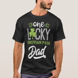 Camiseta Um Cavalo PERUANO PASO Sortudo Pai Cavalgada Irlan