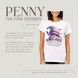 Camiseta Um Centavo pelos Seus Pensamentos