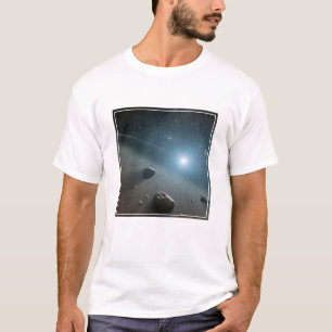 Camiseta Um Cinturão Asteroide Em Torno Da Estrela Brilhant