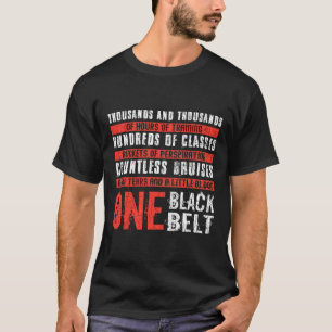 Camiseta Um Cinturão Negro Artes Marciais Engraçadas Karate