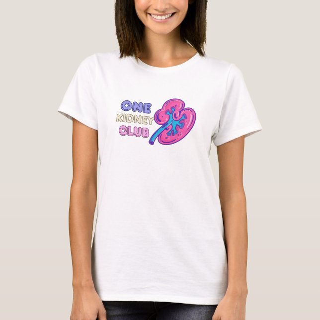 Camiseta UM CLUBE DE RINS, Transplante RENAL (Frente)