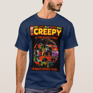 CAMISETA UM COBRIR DE REVISTA 55 DA CREEPY VINTAGE DE EXCEL