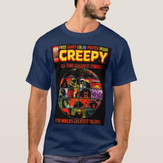 CAMISETA UM COBRIR DE REVISTA 55 DA CREEPY VINTAGE DE EXCEL