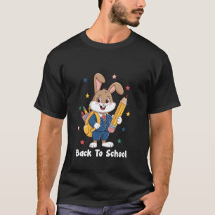 Camiseta Um Coelhinho De Volta À Escola De Volta Ao Chá De