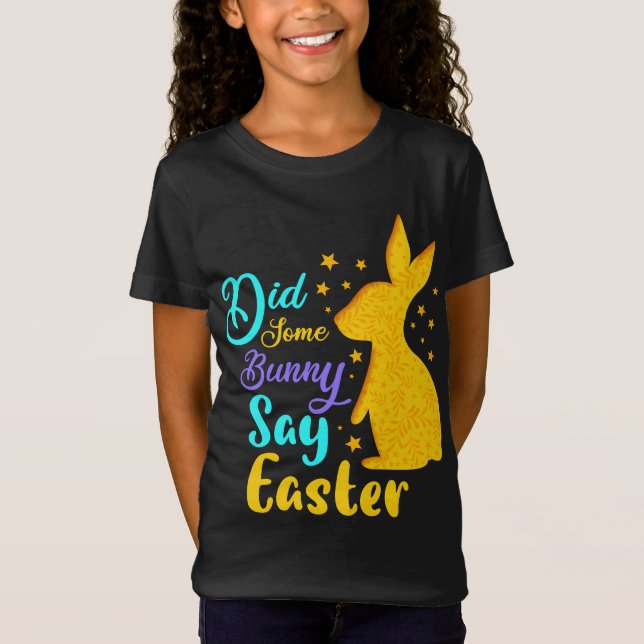 Camiseta Um Coelhinho Disse Páscoa (Frente)