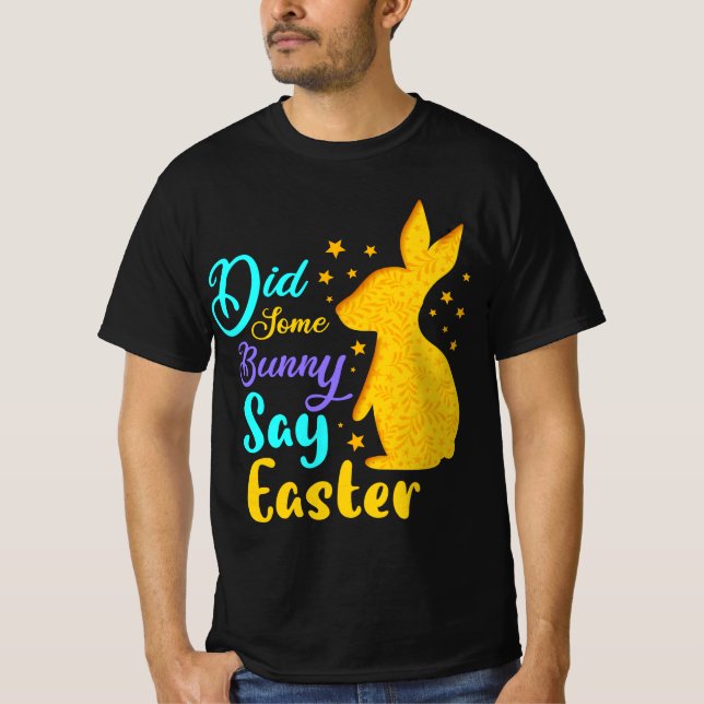 Camiseta Um Coelhinho Disse Páscoa (Frente)