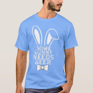 Camiseta Um Coelhinho Precisa De Um Presente De Cerveja Da 