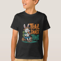 Um coelho de desenho animado em equipamento de cam