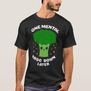Camiseta Um Colapso Mental Depois Cute Kawaii Brócolis