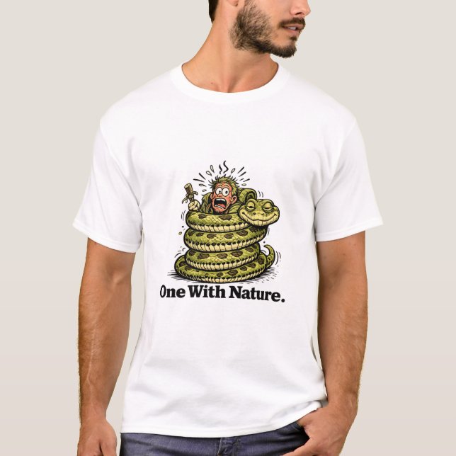 Camiseta Um com a natureza (Frente)