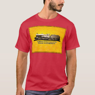 Camiseta Um Composto Midland 1025 Locomotive 1907